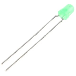 Vishay 3 V Green LED 3 mm (T-1) Through Hole TLH.46 TLHG4605
