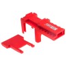 RS PRO Red 6-Lock Lockout Polyurethane Ball Valve Lockout, 7.5 mm 818-8044