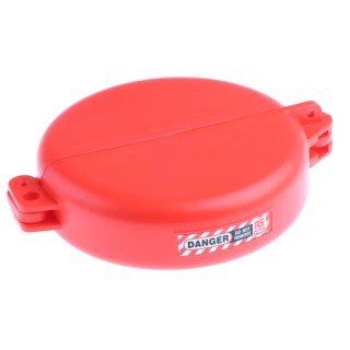 RS PRO Red 2-Lock Lockout Polypropylene Gate Valve Lockout, 7 mm 818-8076