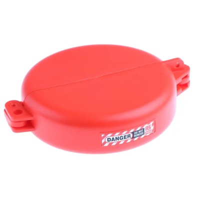 RS PRO Red 2-Lock Lockout Polypropylene Gate Valve Lockout, 7 mm 818-8076