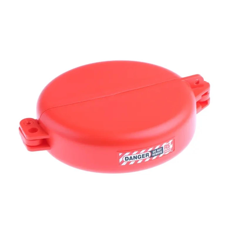 RS PRO Red 2-Lock Lockout Polypropylene Gate Valve Lockout, 7 mm 818-8076