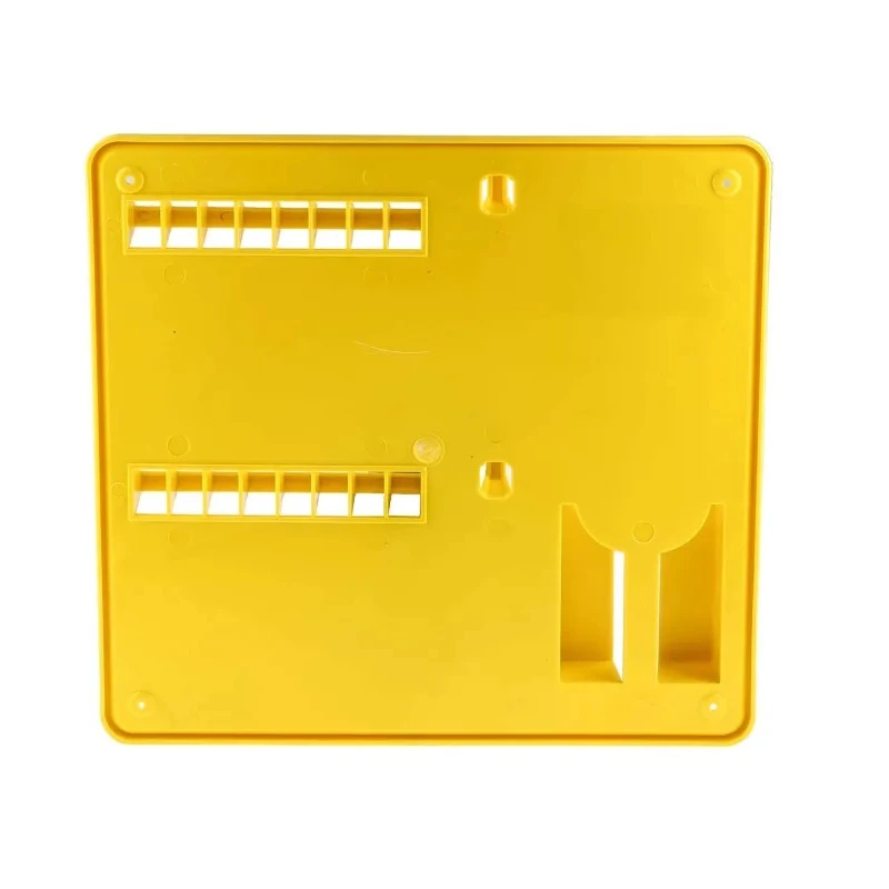 RS PRO 16 Padlock Lockout Station Yellow Polyvinyl Chloride 343mm x 40mm x 40mm 818-8041