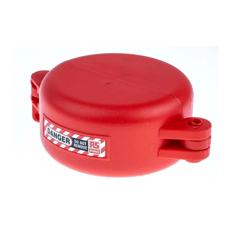 RS PRO Red 1-Lock Lockout Polypropylene Gate Valve Lockout, 7 mm 818-8072