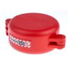 RS PRO Red 1-Lock Lockout Polypropylene Gate Valve Lockout, 7 mm 818-8072