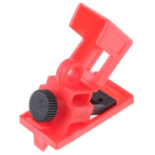 RS PRO Red Nylon Circuit Breaker Lockout Clamp-On Type with 1 Lock and 7 mm Shackle Diameter 818-8066