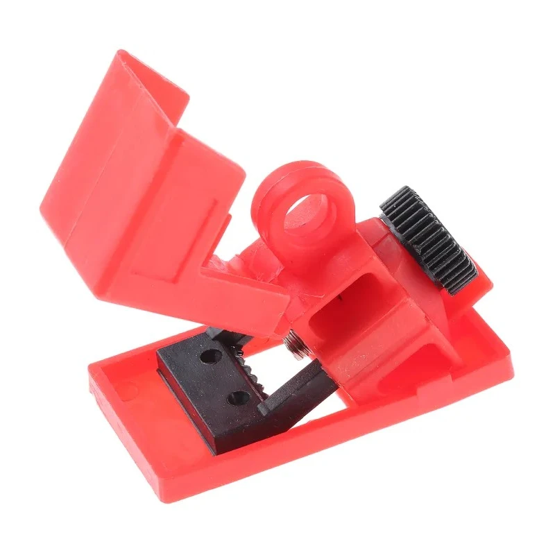 RS PRO Red Nylon Circuit Breaker Lockout Clamp-On Type with 1 Lock and 7 mm Shackle Diameter 818-8066