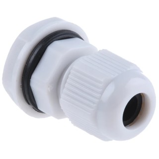 HellermannTyton NGM Series Grey Polyamide 66 Cable Gland M12 Thread 3 mm Min. 6.5 mm Max. IP68 NGM12-GY