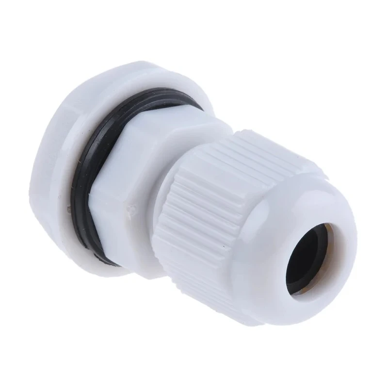 HellermannTyton NGM Series Grey Polyamide 66 Cable Gland M12 Thread 3 mm Min. 6.5 mm Max. IP68 NGM12-GY