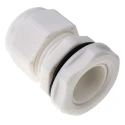 HellermannTyton NGM Series White Polyamide 66 Cable Gland M20 Thread 6 mm to 12 mm IP68 NGM20S-WHT