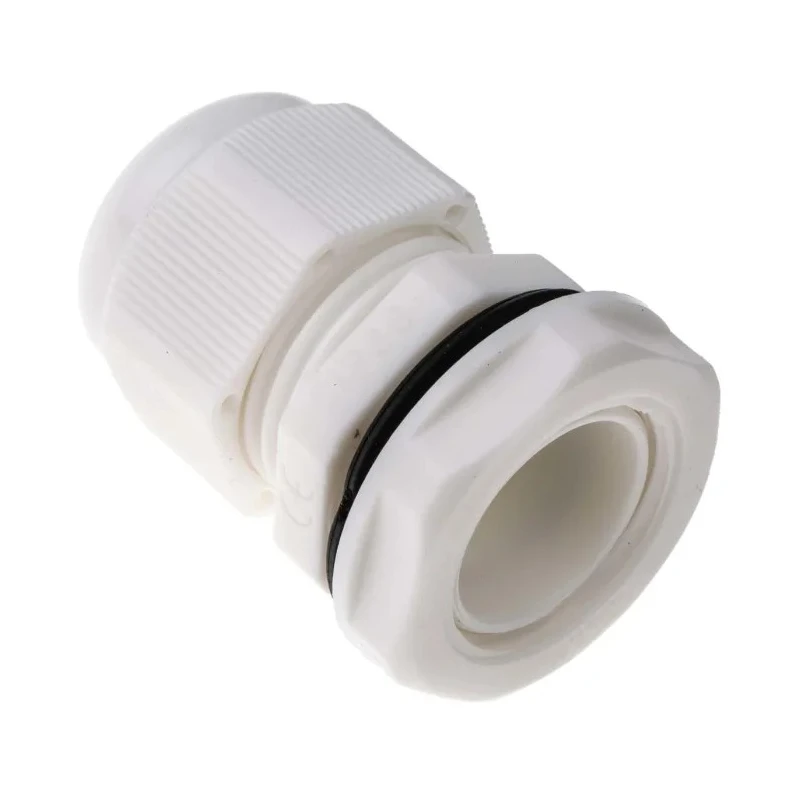 HellermannTyton NGM Series White Polyamide 66 Cable Gland M20 Thread 6 mm to 12 mm IP68 NGM20S-WHT
