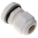 HellermannTyton NGM Series White Polyamide 66 Cable Gland M20 Thread 6 mm to 12 mm IP68 NGM20S-WHT
