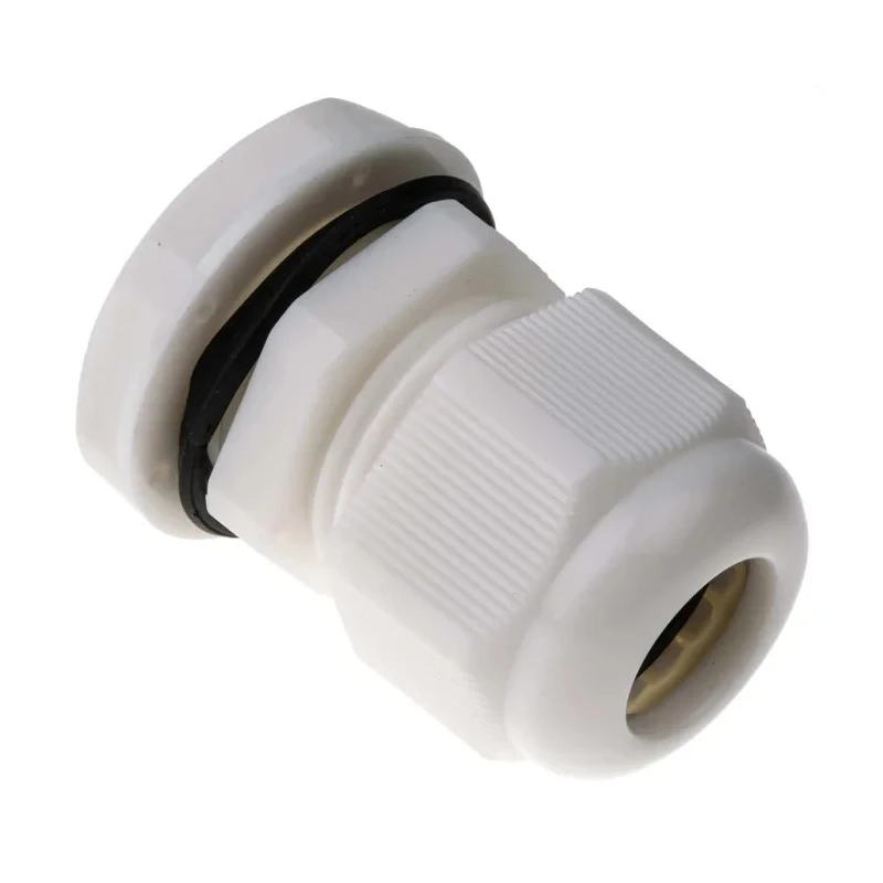 HellermannTyton NGM Series White Polyamide 66 Cable Gland M20 Thread 6 mm to 12 mm IP68 NGM20S-WHT