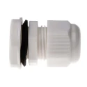 HellermannTyton NGM Series White Polyamide 66 Cable Gland M20 Thread 6 mm to 12 mm IP68 NGM20S-WHT