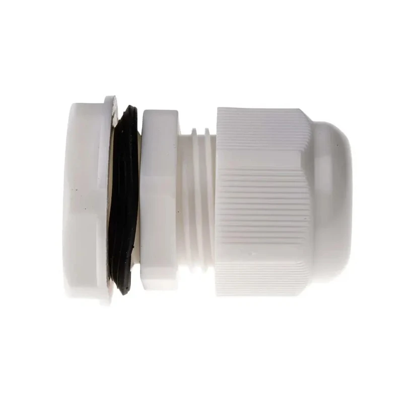 HellermannTyton NGM Series White Polyamide 66 Cable Gland M20 Thread 6 mm to 12 mm IP68 NGM20S-WHT