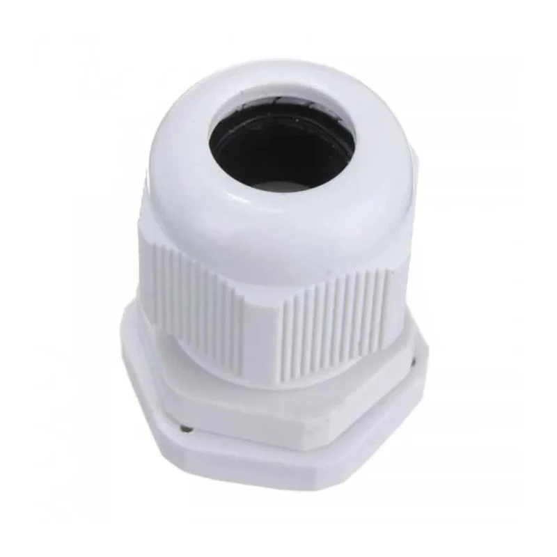 HellermannTyton White Polyamide 66 Cable Gland M32 Thread, 18 mm min., 25 mm max., IP68 NGM32-WHT