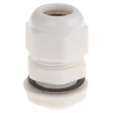HellermannTyton NGM Series White Polyamide 66 Cable Gland, M20 Thread, 10 mm Min. Cable Diameter, 14 mm Max. Cable NGM20-WHT