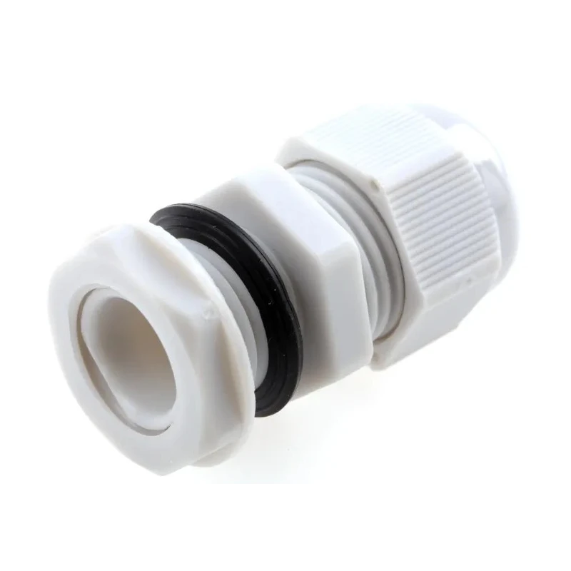 HellermannTyton Grey Nylon Cable Gland M16 Thread Size 5 mm Min, 10 mm Max, IP68 NGM16-GY