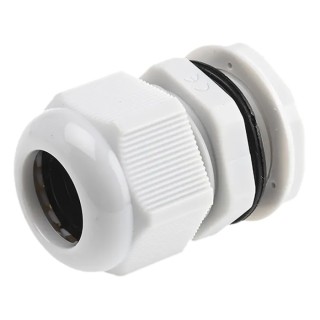 HellermannTyton NGM Series Grey Polyamide 66 Cable Gland M25 Thread Size 13 mm to 18 mm IP68 NGM25-GY