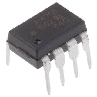 Broadcom AC/DC Input Optocoupler Through Hole, 8-Pin DIP HCPL-4701-000E