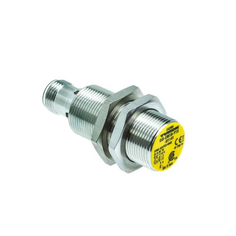 Turck Threaded Barrel Inductive Proximity Sensor M30 x 1.5, NAMUR Output, 8.2 V dc, 10 mm Detection Bi10-EM30-Y1X-H1141
