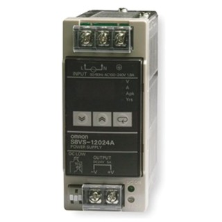 Omron S8VS Switched Mode DIN Rail Power Supply 240V AC Input 24V DC, 5 A Output, 120 W 