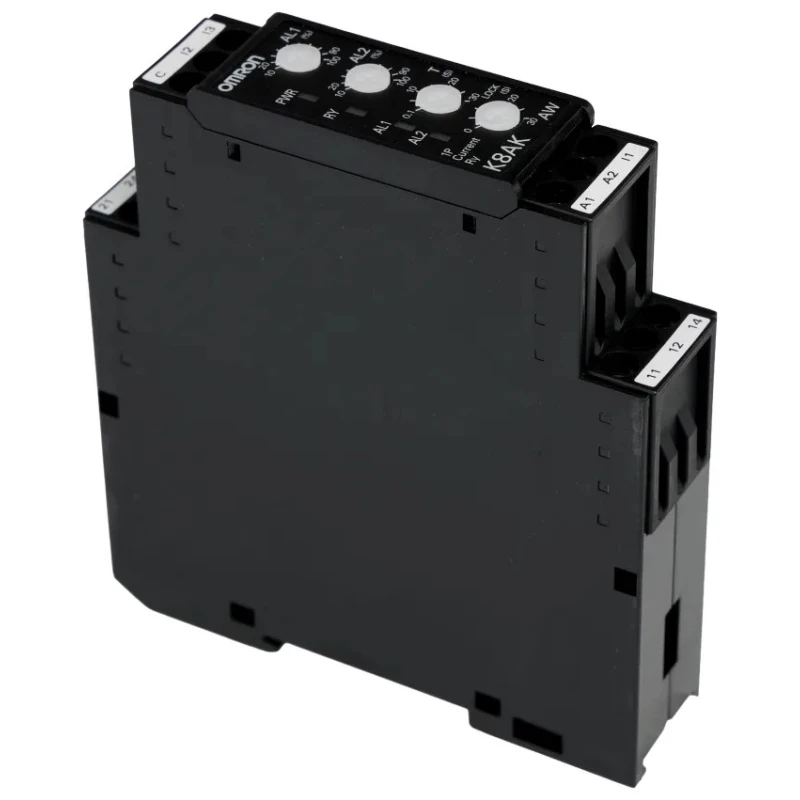 Omron Monitoring Relay 1 Phase SPDT DIN Rail 24 V dc 240 V ac 2mA to 500mA K8AK-AW1 24VAC/DC