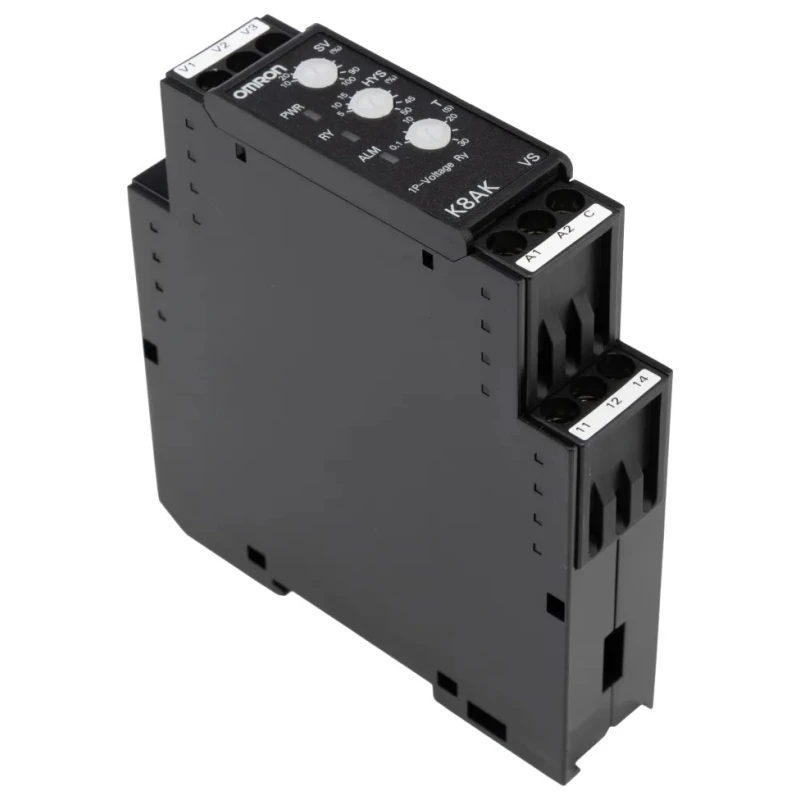 Omron Monitoring Relay 1 Phase SPDT DIN Rail Mount 100-240VAC K8AK-VS2 100-240VAC