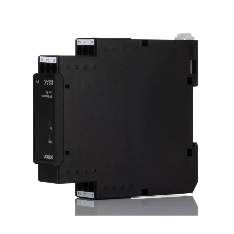 Omron 3 Phase Monitoring Relay 200/400 V AC Monitor Range, DPDT Contact, DIN Rail Mount K8AK-PH1
