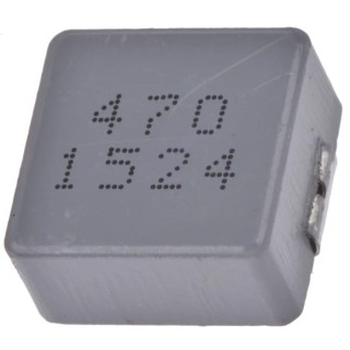 Bourns Shielded Wirewound Surface Mount Inductor Carbonyl Powder Core 47 μH ±20% 6.5 A IDC Q:20 SRP1265A