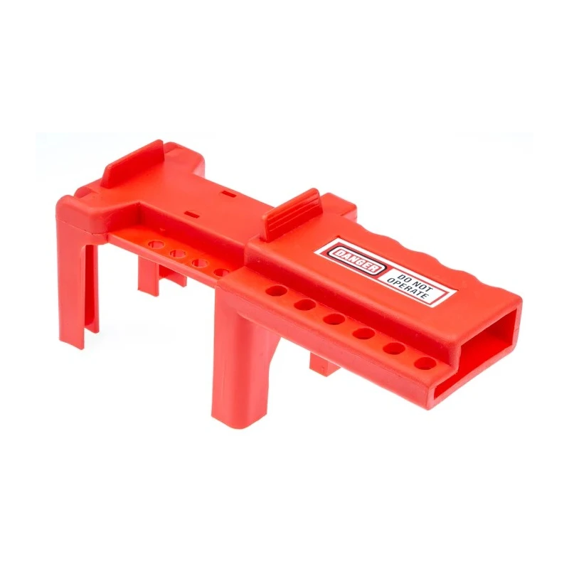 RS PRO Red 6-Lock Polyurethane Ball Valve Lockout with 7.5 mm Shackle Diameter 818-8048