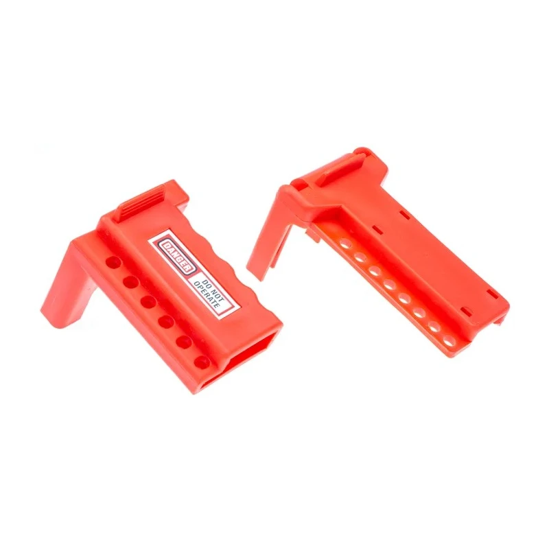 RS PRO Red 6-Lock Polyurethane Ball Valve Lockout with 7.5 mm Shackle Diameter 818-8048