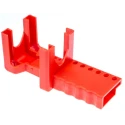 RS PRO Red 6-Lock Polyurethane Ball Valve Lockout with 7.5 mm Shackle Diameter 818-8048