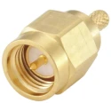 Rosenberger SMA Series Coaxial Connector Cable Male SMA 50 Ω Straight Body Crimp 32S107-302L5