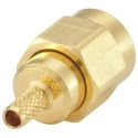 Rosenberger SMA Series Coaxial Connector Cable Male SMA 50 Ω Straight Body Crimp 32S107-302L5