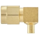 Rosenberger SMA Series Coaxial Connector Cable Male SMA, 50 Ω, Right Angle Body, Solder Termination 32S206-271L5