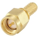 Rosenberger SMA Series Coaxial Connector Cable Male SMA, 50 Ω, Straight Body Crimp 32S107-307L5