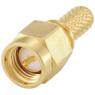 Rosenberger SMA Series Coaxial Connector Cable Male SMA, 50 Ω, Straight Body Crimp 32S107-307L5