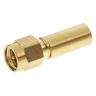 Rosenberger SMA Series Coaxial Connector Cable Male SMA, 50 Ω, Straight Body Crimp 32S107-306L5