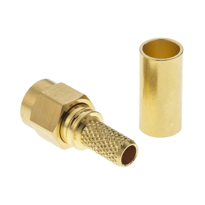Rosenberger SMA Series Coaxial Connector Cable Male SMA, 50 Ω, Straight Body Crimp 32S107-306L5