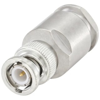 Rosenberger BNC Series Coaxial Connector Cable Male BNC, 50 Ω, Straight Body Clamp 51S105-015N5