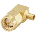 Rosenberger SMA Series Coaxial Connector Cable Male SMA, 50 Ω, Right Angle Body, Semi-Rigid Cable, Gold 32S206-272L5