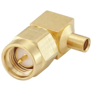 Rosenberger SMA Series Coaxial Connector Cable Male SMA, 50 Ω, Right Angle Body, Semi-Rigid Cable, Gold 32S206-272L5