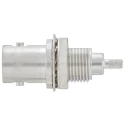 Rosenberger BNC Series Coaxial Connector Panel Mount Female, 50Ω Impedance, Straight Body, Crimp Termination 51K507-802N5