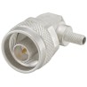 Rosenberger N Series Coaxial Connector Cable Male N Connector, 50Ω, Right Angle Body 53S205-306N5