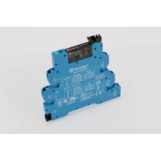 Finder 39 Series Electromechanical Interface Relay, DIN Rail Mount, 6V AC/DC Coil, SPDT Contact, 35mA Coil 39.01.0.006.0060