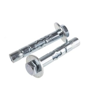 RawlPlug Carbon Steel Anchor Bolt M8 x 60 mm Zinc Plated 69-715