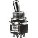 KNITTER-SWITCH Toggle Switch Panel Mount On-On-On DPDT Solder Terminal 250 V ac MTG 206 SA