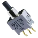 KNITTER-SWITCH Toggle Switch, PCB Mount, On-On SPDT, Through Hole Terminal, 20 mV dc, 48 V ac, IP67, Nickel Plated ATE 1 F