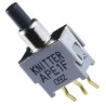 KNITTER-SWITCH Toggle Switch, PCB Mount, On-On SPDT, Through Hole Terminal, 20 mV dc, 48 V ac, IP67, Nickel Plated ATE 1 F