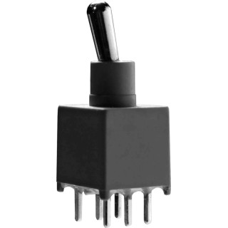 KNITTER-SWITCH Toggle Switch PCB Mount On-On DPDT 20 V AC/DC Gold Plated Copper TST 2 N